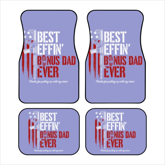 Discover Mens Best Effin Bonus Dad Ever Daddy Gun Rights Car Mats