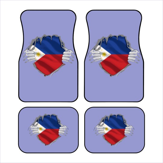 Discover Super Filipino Heritage Philippines Roots Flag Gif Car Mats