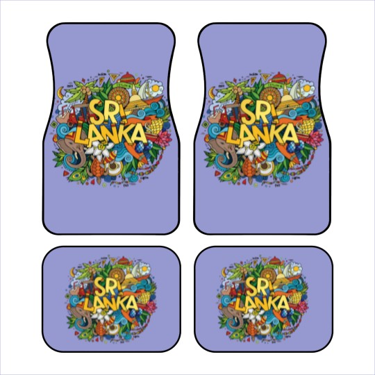 Discover Sri Lanka Ceylon Culture Elements Car Mats