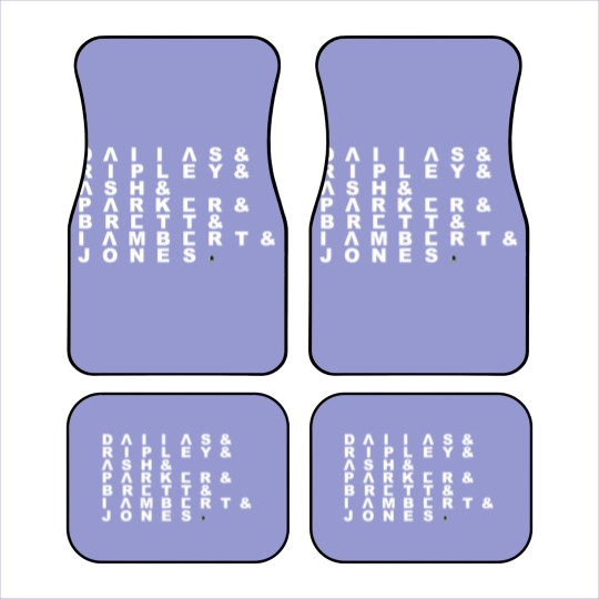 Discover The Crew of the Nostromo: Experimental Jetset style - Alien Movie - Car Mats