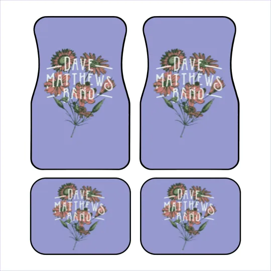 Discover Dave Matthews Band Flowers Car Mats
