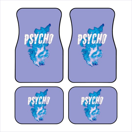 Discover Psycho Blue Fire - Dave Psychodrama - Car Mats