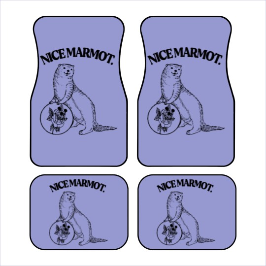 Discover Nice Marmot - The Big Lebowski - Car Mats