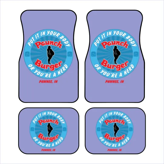 Discover Paunch Burger Car Mats