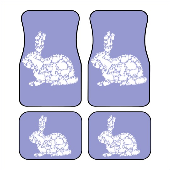 Discover Love rabbit kid Car Mats Car Mats