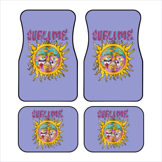 Discover Sublime Vintage Logo Car Mats - Sublime Car Mats, Rock Band Car Mats, Fan Gift Birthday