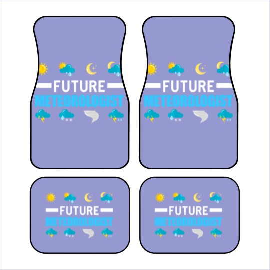 Discover Future Meteorologist Children Weather Forecaster Car Mats
