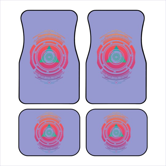 Discover Techno summer sunrise vibes Car Mats