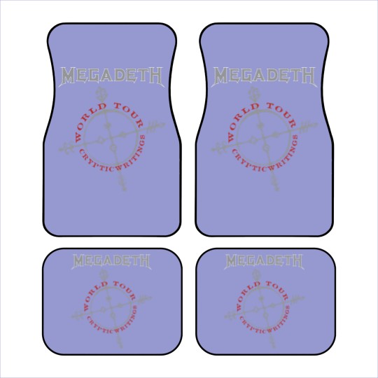 Discover Megadeth Cryptic Writings - Megadeth - Car Mats
