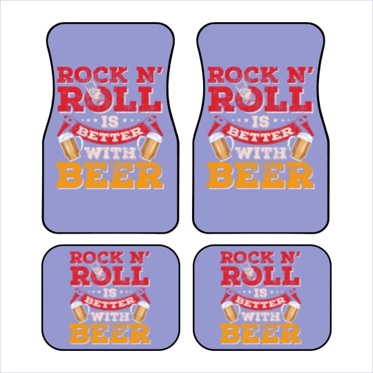 Discover rock n roll beer Car Mats
