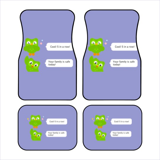 Discover Evil Duo Meme - Duolingo - Car Mats