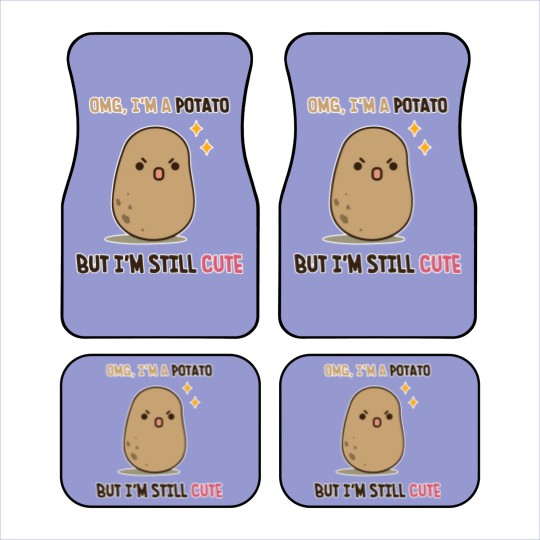 Discover Cute potato is cute - Potato - Car Mats
