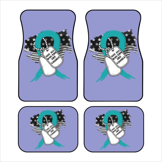 Discover Not all wounds are visible PTSD Awareness 22 Vete Car Mats
