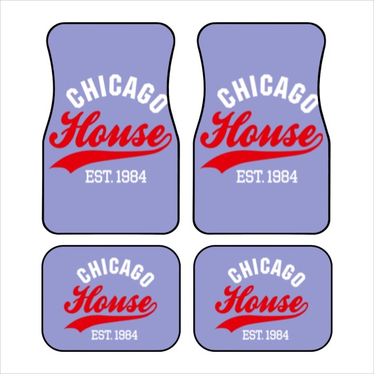 Discover Vintage Chicago house est. 1984 house music party Car Mats