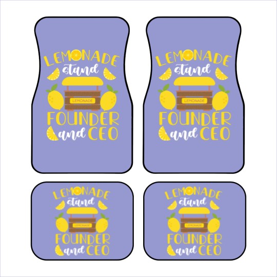 Discover Lemonade Stand founder Gift Car Mats