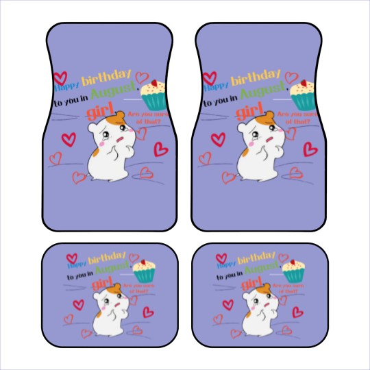 Discover august birthday Car Mats