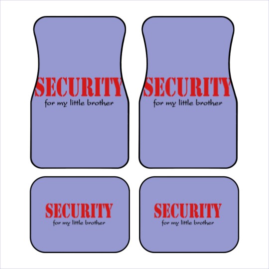 Discover Security for my little brother Car Mats