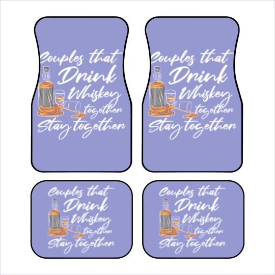 Discover Whiskey Couple Matching Car Mats