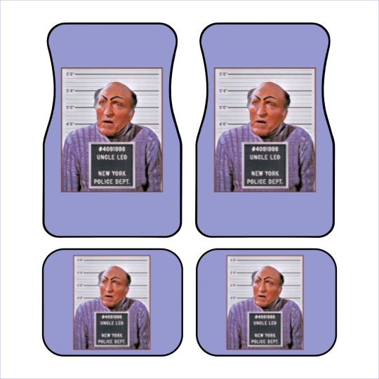Discover Uncle Leo Mugshot - Seinfeld - Car Mats