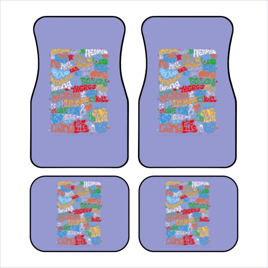 Discover Lennon Imagine Quote Car Mats