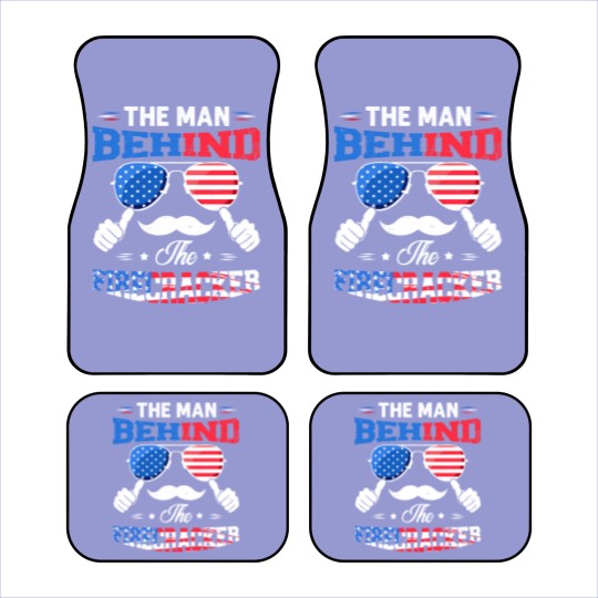 Discover The Man Behind The Firecracker 4th Of July American Flag - Behind The Firecracker 4th Of July - Car Mats