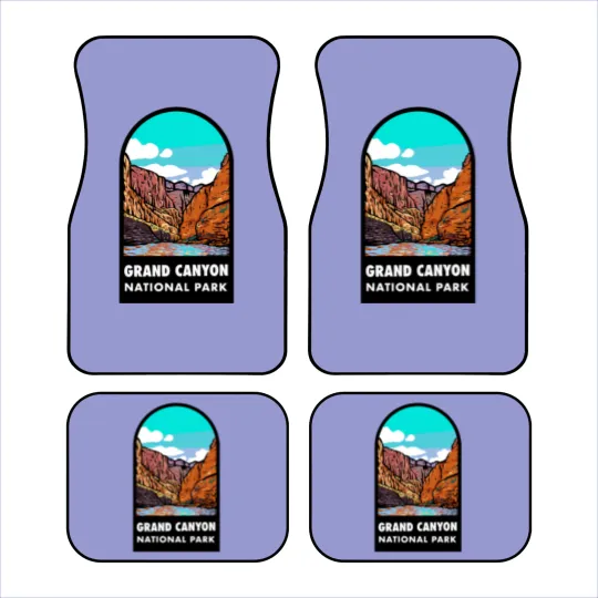Discover Grand Canyon National Park Badge Car Mats