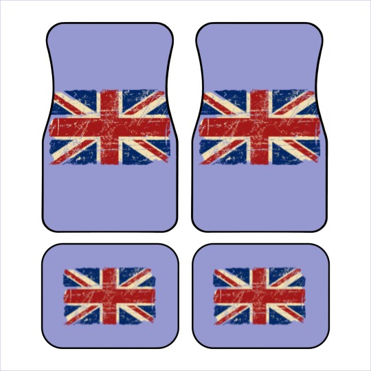 Discover Union Jack Flag - Vintage Look Car Mats