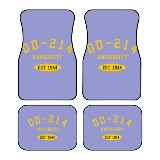 Discover DD214 Alumni Car Mats US Navy Veteran 75th Birthday Car Mats