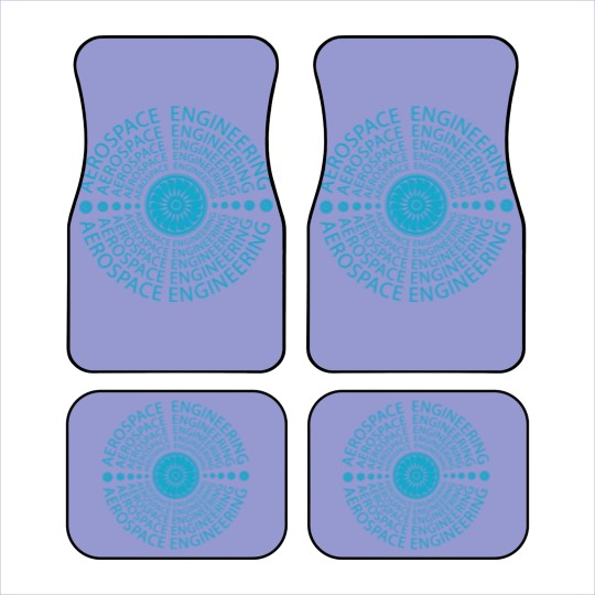 Discover aerospace engineering logo airplane engineer Car Mats