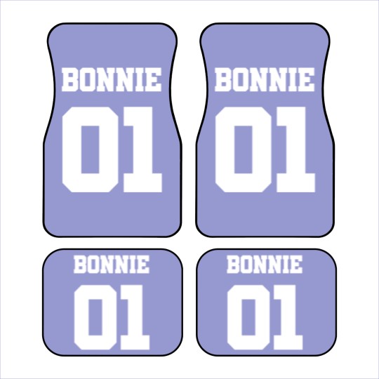 Discover Bonnie 01-Bonnie and Clyde (white) Car Mats