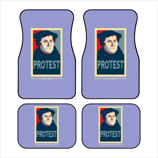 Discover Luther REFORM (with 500th anniversary tag) - Martin Luther - Car Mats