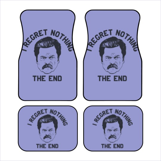 Discover Ron Swanson Parks and Rec I regret nothing - Parks And Rec - Car Mats