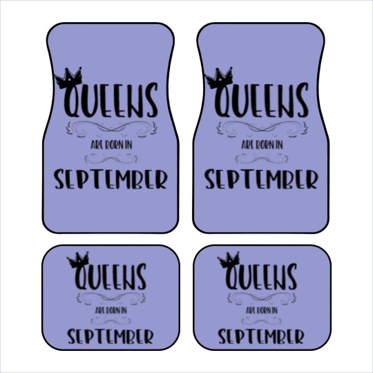 Discover September birthday women ladies queen Car Mats