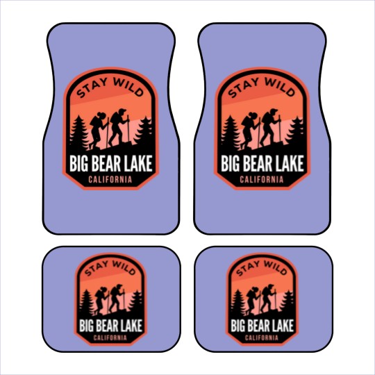 Discover Big Bear Lake California Hiking in Nature - Big Bear Lake California - Car Mats