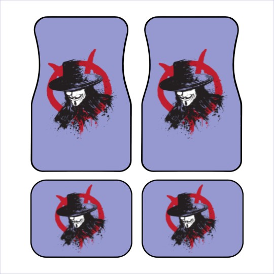 Discover Revolution is Coming - V For Vendetta - Car Mats