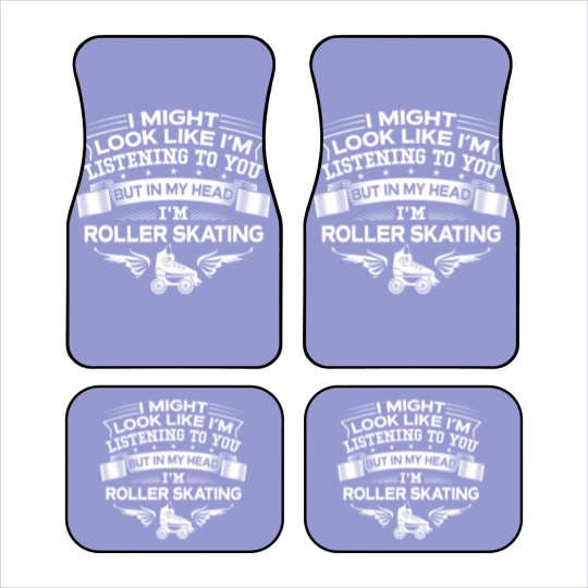 Discover Funny But In My Head I'm Roller Skating Car Mats