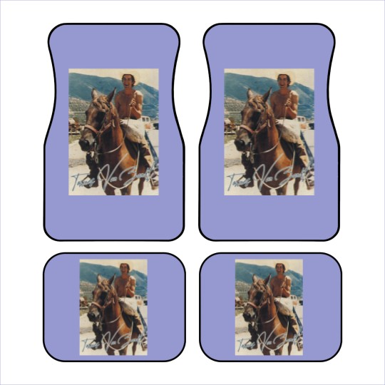 Discover Townes Van Zandt - Retro On Horse Fan Art - Townes Van Zandt - Car Mats