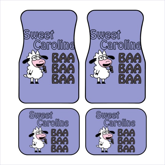 Discover Sheep Caroline - Sweet Caroline - Car Mats
