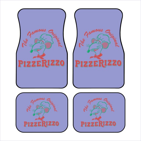 Discover Pizza Rizzo PIZZERIZZ0 Car Mats ~The Famous Original Pizza Car Mats