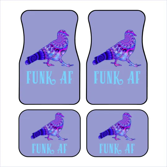 Discover Pigeons Playing Ping Pong Funk AF PPPP Car Mats
