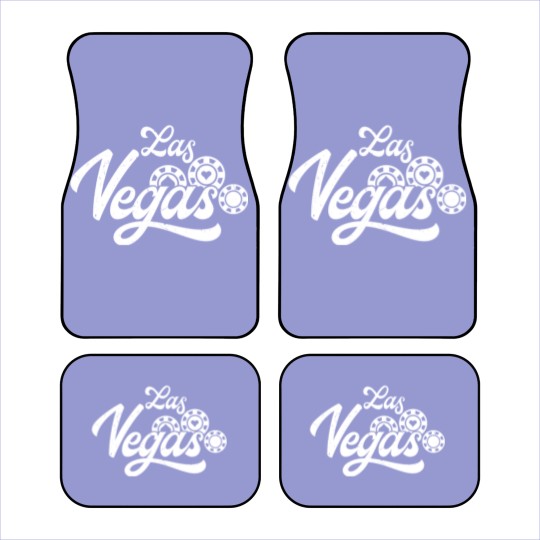 Discover Las Vegas Vintage Gambling Car Mats