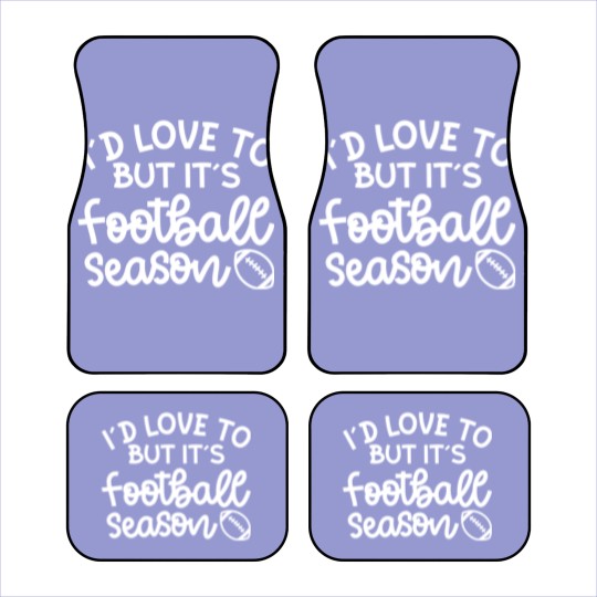 Discover I’d Love To But It’s Football Season Football Mom Funny - Football Fan Gift Idea - Car Mats