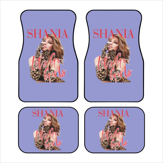 Discover Let's go girls vintage western graphic Car Mats