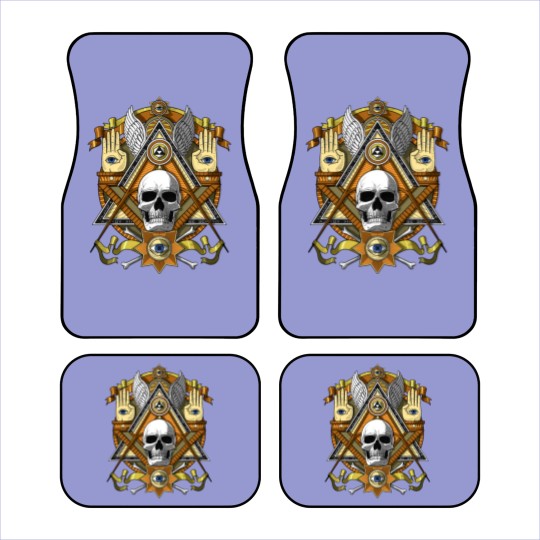 Discover Masonic Skull Car Mats