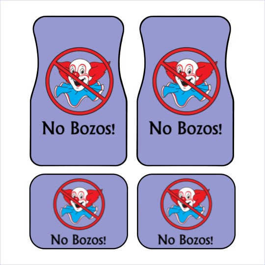Discover No Bozos Clown Car Mats Car Mats