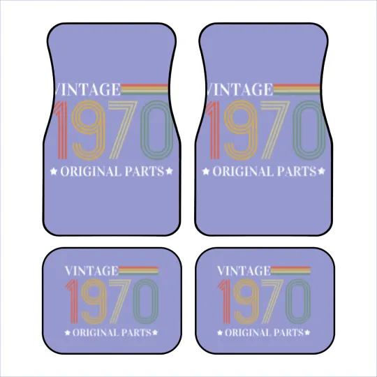 Discover Vintage 1970 70s Classic Born 1970 Original Parts Car Mats