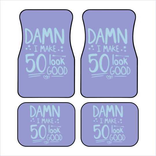 Discover Cool Funny Birthday Gift 50 Years Old Age Jokes Car Mats