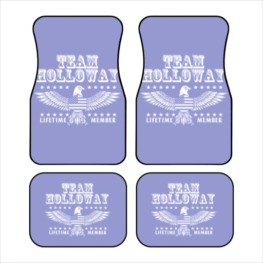 Discover Team Holloway Last Name Surname Pride Car Mats