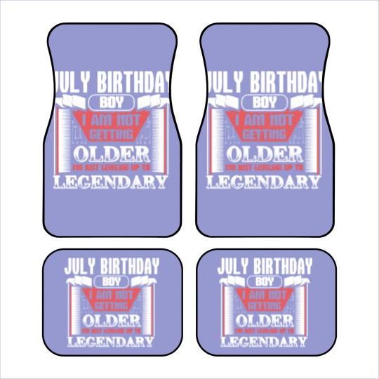 Discover July Birthday Kings Gift Idea Car Mats