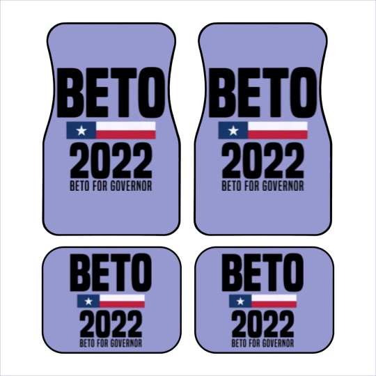 Discover Beto 2022 Beto For Governor American Flag Car Mats